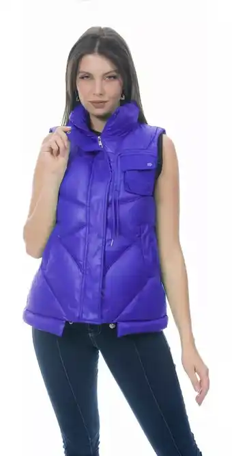 Mercado Libre Chaleco mujer capitonado moderno casual oferta