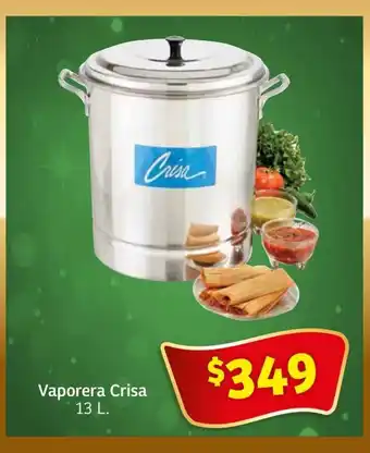 Vaporera Crisa 13 L.