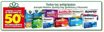 Todos los antigripales (excepto Nodrim, Quality Day, genéricos y Vitascom)