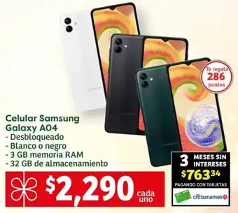 Celular Samsung Galaxy A04