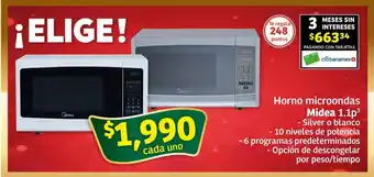 Horno microondas Midea 1.1p³