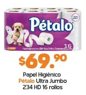 Arteli Papel Higiénico Pétalo Ultra Jumbo 234 HD 16 rollos oferta