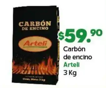 Arteli Carbón de encino Arteli 3 Kg oferta