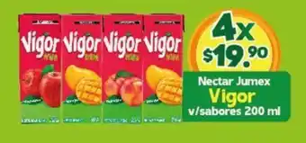 Arteli Nectar Jumex Vigor v/sabores 200 ml x 4 oferta
