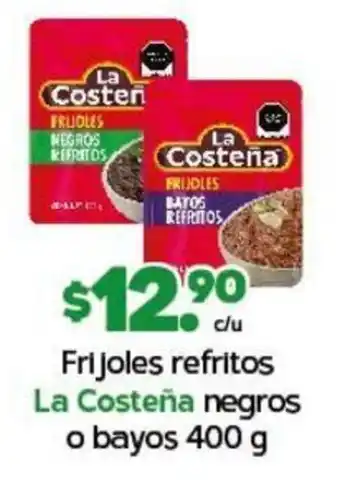 Arteli Frijoles refritos La Costeña negros o bayos 400 g oferta