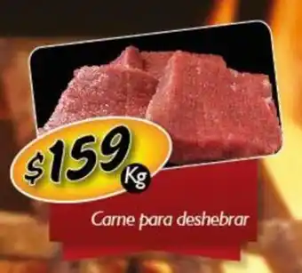 Carne para deshebrar, kg