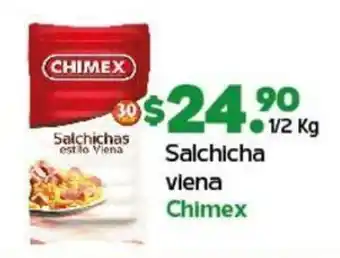 Arteli Salchicha viena Chimex ½kg oferta