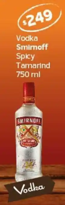 Vodka Smimoff Spicy Tamarind 750 ml
