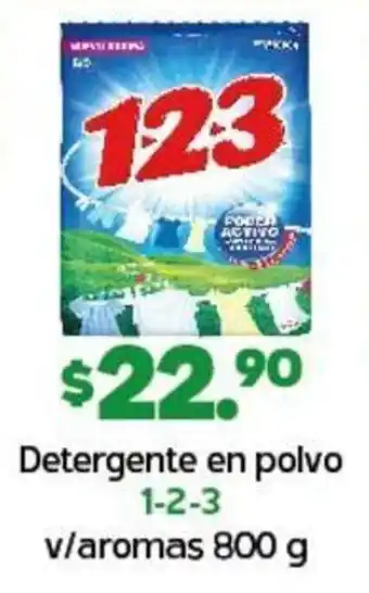 Arteli Detergente en polvo 1-2-3 v/aromas 800 g oferta