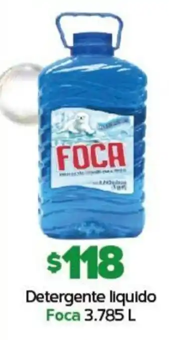Detergente liquido Foca 3.785 L
