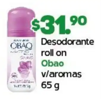 Arteli Desodorante roll on Obao v/aromas 65 g oferta