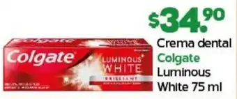 Arteli Crema dental Colgate Luminous White 75 ml oferta