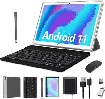 Mercado Libre Tablet android hd 64gb+4gb memoria ram teclado bluetooth pad color plateado oferta