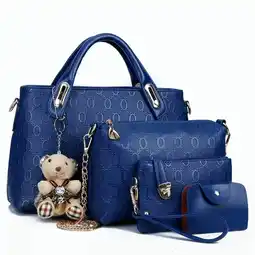 Mercado Libre Set 4 bolsas mujer moda dama crossbody cosmetiquera correa oferta