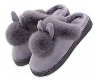 Mercado Libre Pantufla sandalia conejo rosa calientita, comoda, acojinada oferta