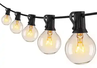 Mercado Libre Guirnalda de luces 50 focos de exterior impermeable 15metros oferta