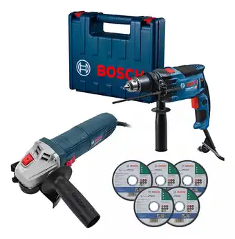 Mercado Libre Esmeriladora + taladro rotomartillo gsb 16 re bosch + regalo oferta