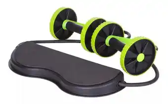 Mercado Libre Rueda abdominal bandas elásticas ab roller aparato para abdo oferta