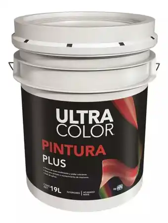 Cubeta de pintura vinilica acrilica lavable 19 litros