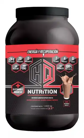 Mercado Libre Proteina hq nutrition zero carbs sabor malteada de chocolate 1.4 kg oferta