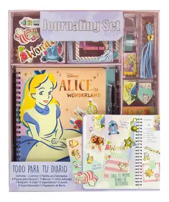 Mercado Libre Libreta disney vintage, diario journal, kit papelería niñas oferta