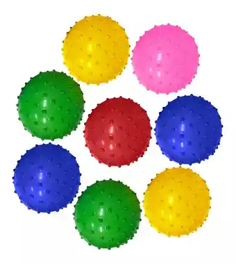 Mercado Libre Bf toys 8 pelotas sensoriales inflable para bebé con textura oferta