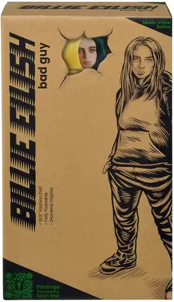Muñeca billie eilish articulada bad guy edicion limitada