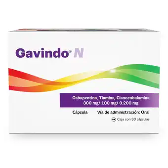 Farmacias YZA Gavindo n 300mg/100mg/0.2mg 30 caps oferta