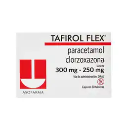 Farmacias YZA Tafirol flex 300mg/250mg 30 tabs oferta