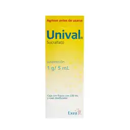 Farmacias YZA Unival suspensión 1g/5ml 230ml oferta