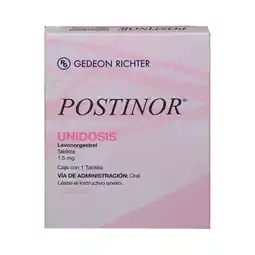 Farmacias YZA Postinor 2 1.5mg 1 tab oferta