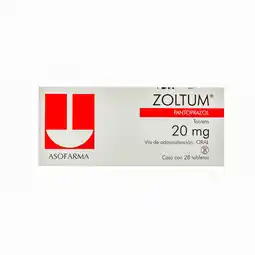 Farmacias YZA Zoltum 20mg 28 tabs oferta
