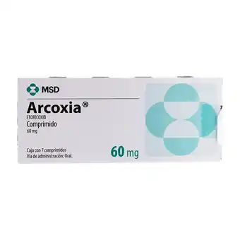 Farmacias YZA Arcoxia 60mg 7 comp oferta