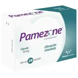 Farmacias YZA Pamezone 40mg 28 caps oferta