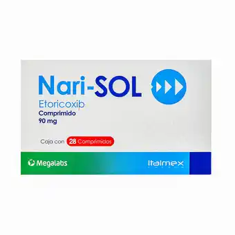 Farmacias YZA Nari-sol 90mg 28 comp oferta