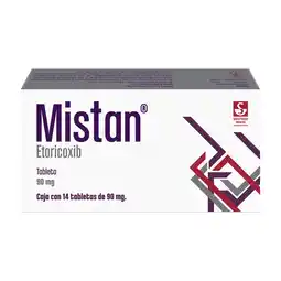 Farmacias YZA Mistan 90mg 14 tabs oferta