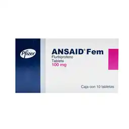 Farmacias YZA Ansaid fem 100mg 10 gra oferta