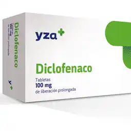Farmacias YZA Yza diclofenaco 100mg 20 tabs oferta