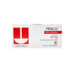 Farmacias YZA Prikul 50mg 28 caps oferta