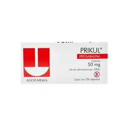 Farmacias YZA Prikul 50mg 28 caps oferta