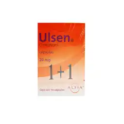 Farmacias YZA Ulsen 1+1 20mg 14 caps oferta