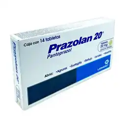 Farmacias YZA Prazolan 20mg 14 tabs oferta