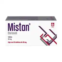 Farmacias YZA Mistan 90mg 28 tabs oferta