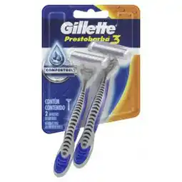 Farmacias YZA Gillette prestobarba3 rastrillo 2 pzas oferta