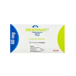 Farmacias YZA Dexivant 60mg 14 caps oferta
