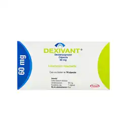 Farmacias YZA Dexivant 60mg 14 caps oferta