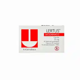 Farmacias YZA Lertus 75mg 20 caps oferta
