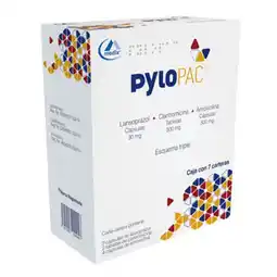 Farmacias YZA Pylopac 30mg/500mg 7 caps oferta