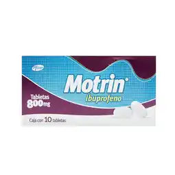 Farmacias YZA Motrin 800mg 10 tabs oferta
