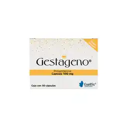 Farmacias YZA Gestageno 100mg 30 caps oferta